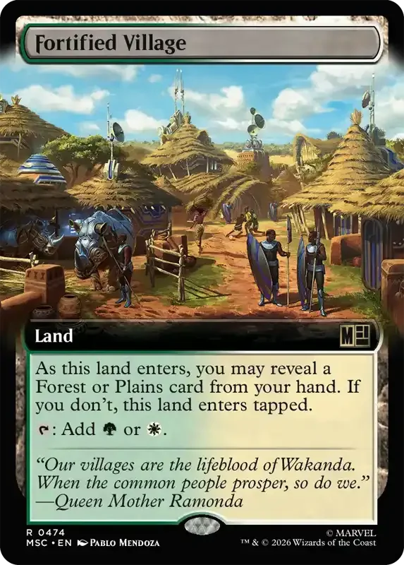 Marvel Super Heroes Set List - Fortified Village (2. Version)