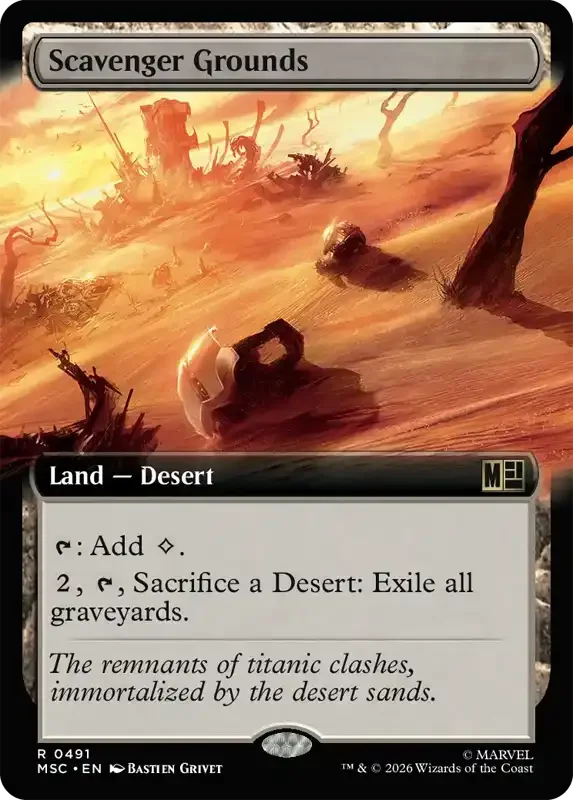 Marvel Super Heroes Set List - Scavenger Grounds (2. Version)