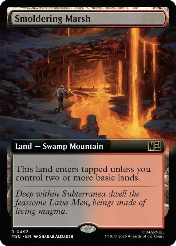 Marvel Super Heroes Set List - Smoldering Marsh (2. Version)