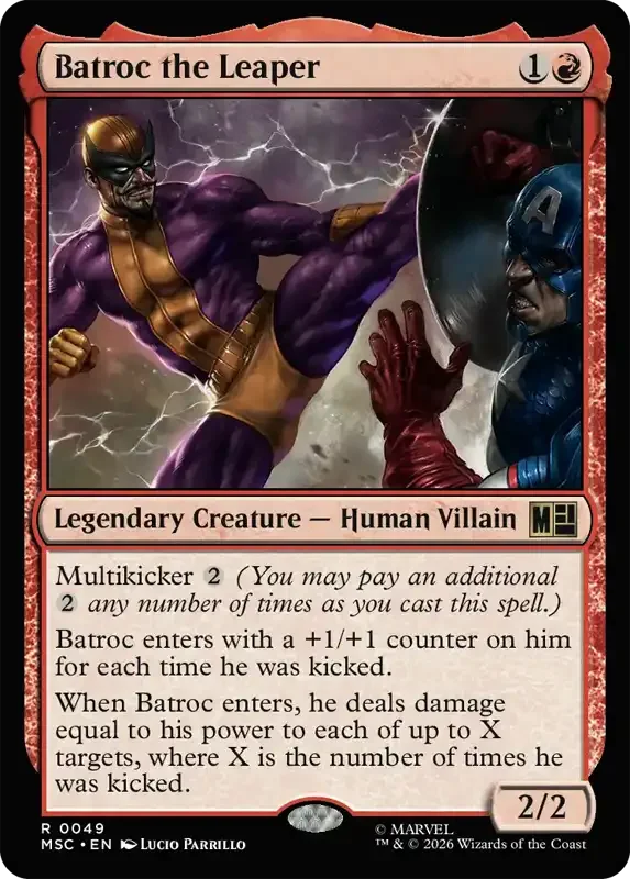Marvel Super Heroes Set List - Batroc the Leaper