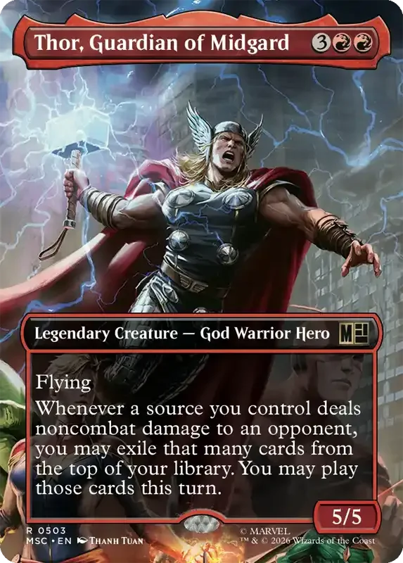 Marvel Super Heroes Set List - Thor, Guardian of Midgard