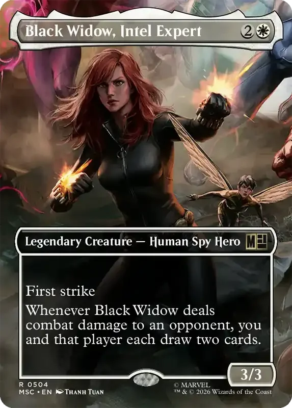 Marvel Super Heroes Set List - Black Widow, Intel Expert
