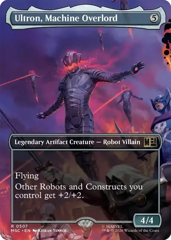 Marvel Super Heroes Set List - Ultron, Machine Overlord