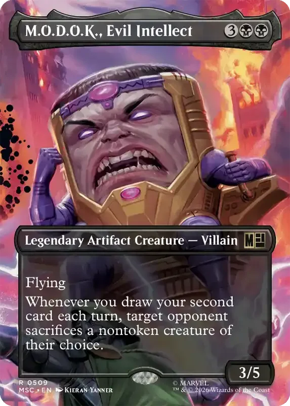 Marvel Super Heroes Set List - M.O.D.O.K., Evil Intellect