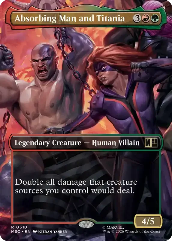 Marvel Super Heroes Set List - Absorbing Man and Titania