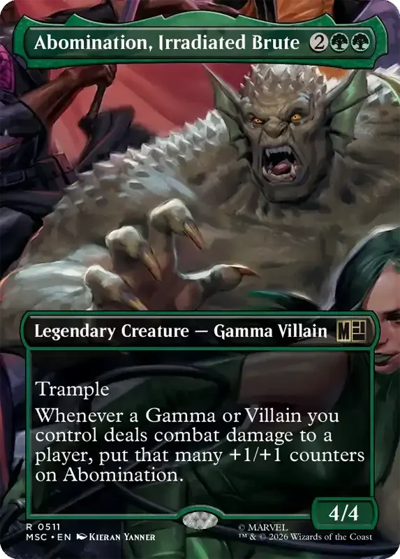 Marvel Super Heroes Set List - Abomination, Irradiated Brute