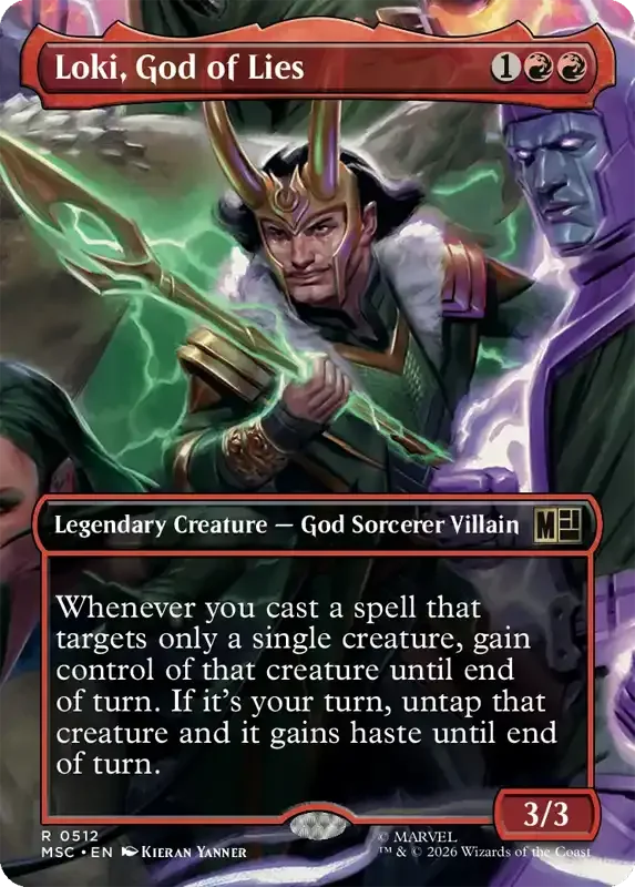 Marvel Super Heroes Set List - Loki, God of Lies