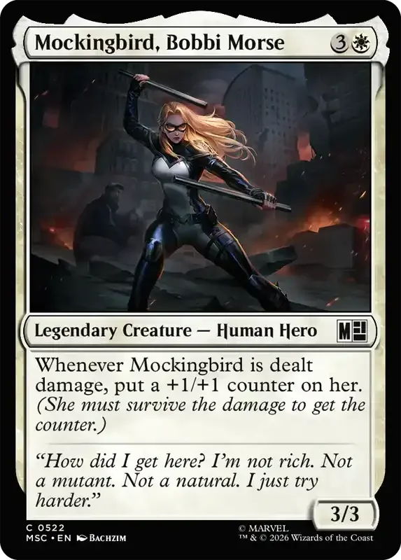 Marvel Super Heroes Set List - Mockingbird, Bobbi Morse