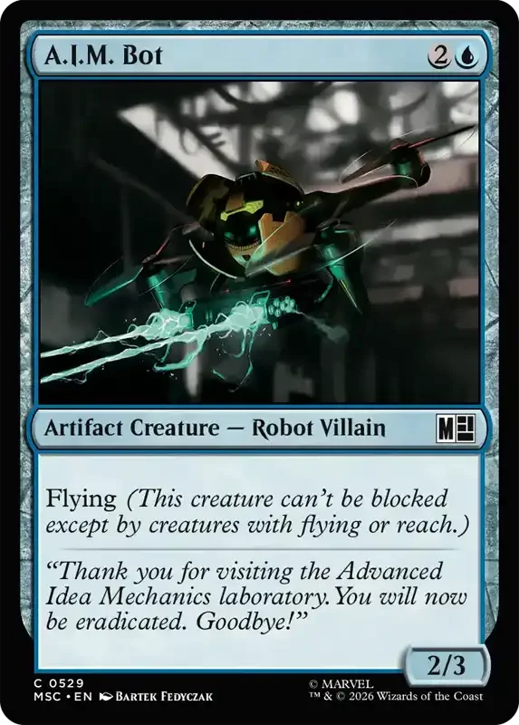 Marvel Super Heroes Set List - A.I.M. Bot