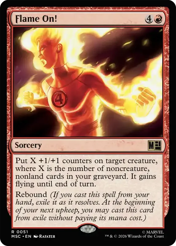 Marvel Super Heroes Set List - Flame On!