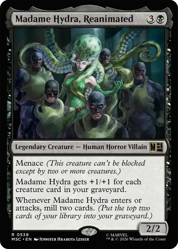 Marvel Super Heroes Set List - Madame Hydra, Reanimated