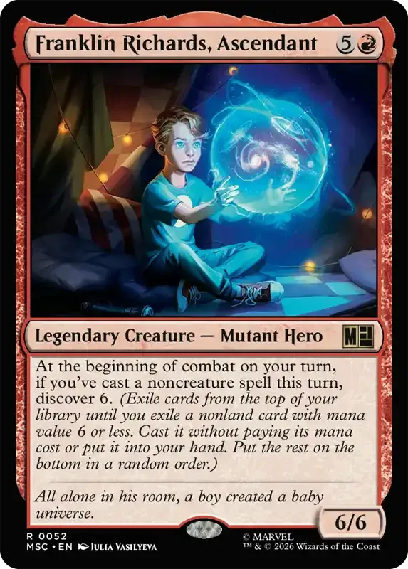 Marvel Super Heroes Set List - Franklin Richards, Ascendant