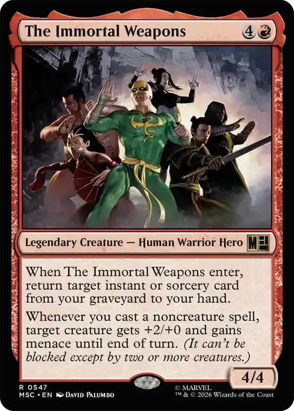 Marvel Super Heroes Set List - The Immortal Weapons