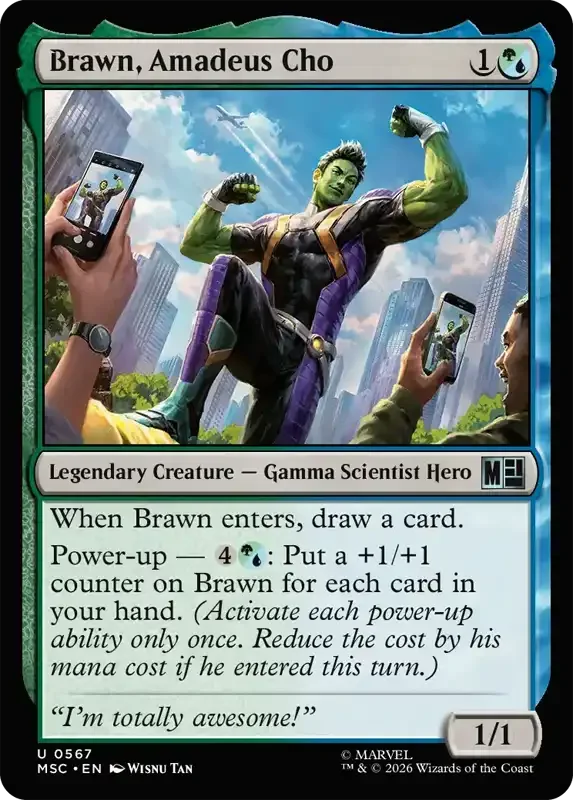 Marvel Super Heroes Set List - Brawn, Amadeus Cho