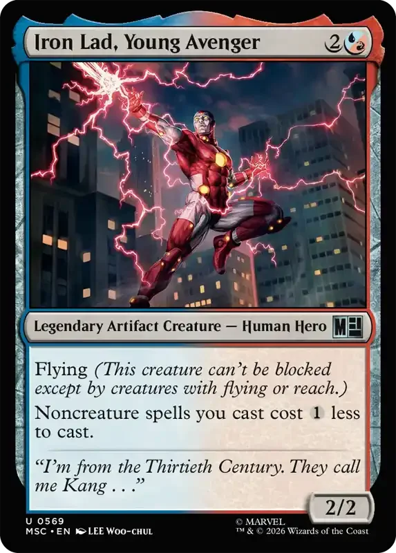 Marvel Super Heroes Set List - Iron Lad, Young Avenger