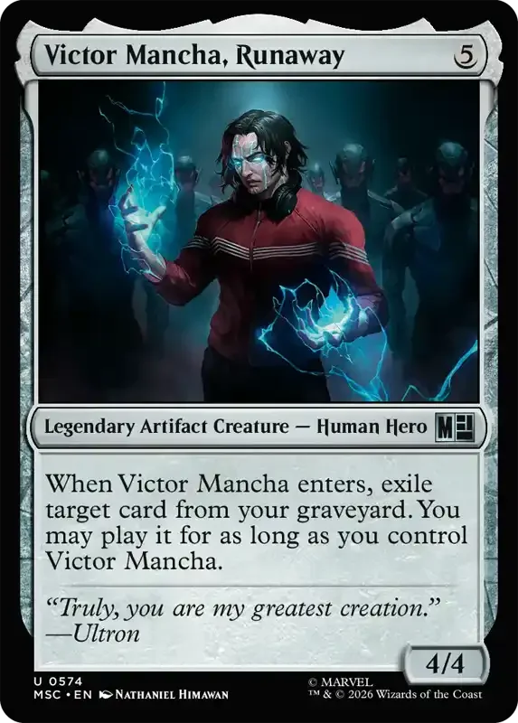 Marvel Super Heroes Set List - Victor Mancha, Runaway