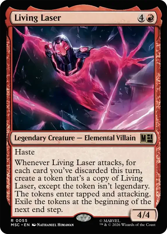 Marvel Super Heroes Set List - Living Laser