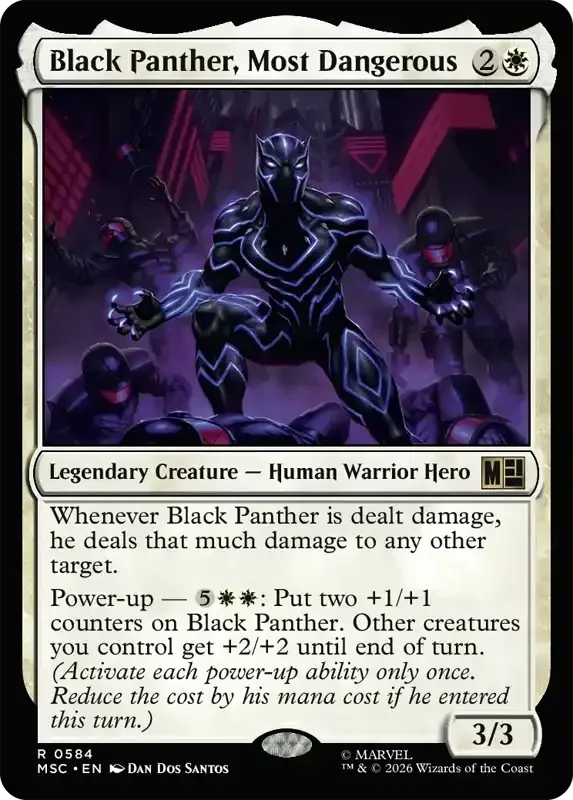 Marvel Super Heroes Set List - Black Panther, Most Dangerous