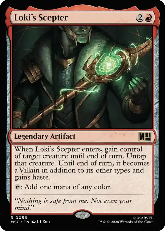 Marvel Super Heroes Set List - Loki's Scepter