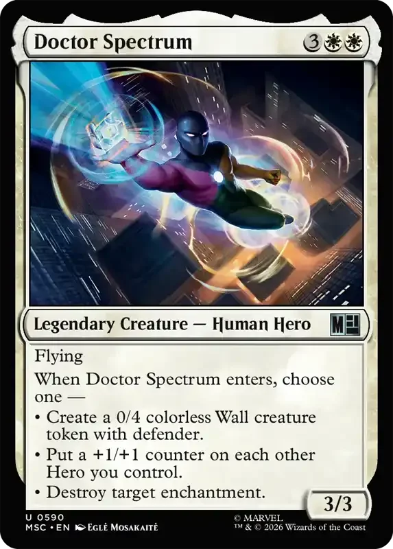 Marvel Super Heroes Set List - Doctor Spectrum