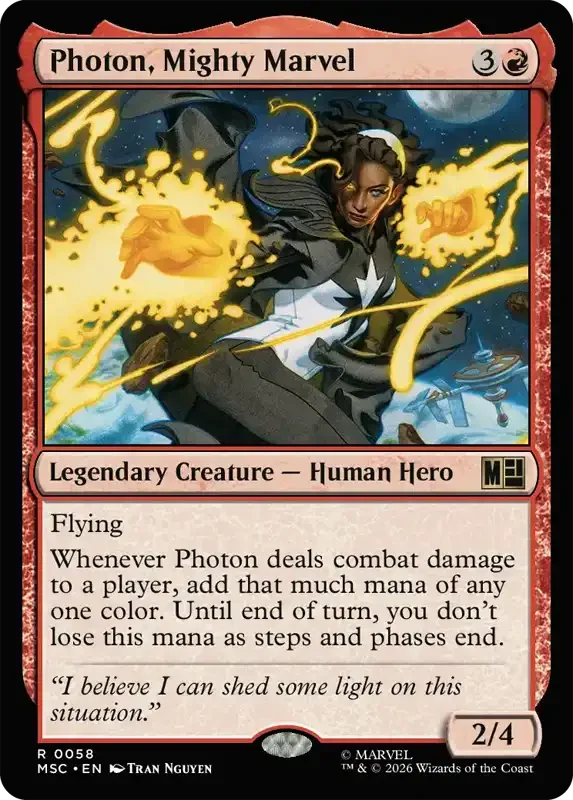 Marvel Super Heroes Set List - Photon, Mighty Marvel
