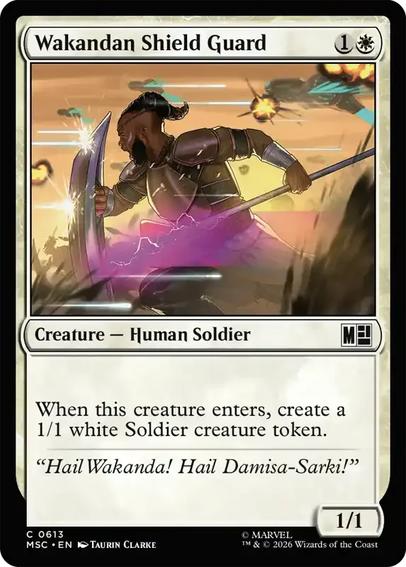 Marvel Super Heroes Set List - Wakandan Shield Guard