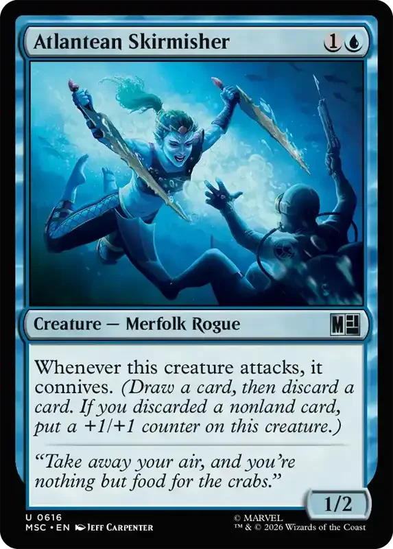 Marvel Super Heroes Set List - Atlantean Skirmisher