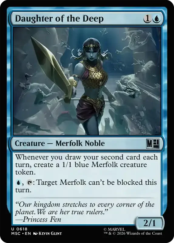 Marvel Super Heroes Set List - Daughter of the Deep