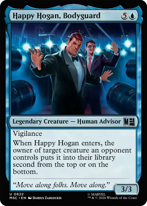 Marvel Super Heroes Set List - Happy Hogan, Bodyguard
