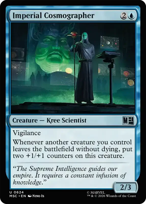 Marvel Super Heroes Set List - Imperial Cosmographer