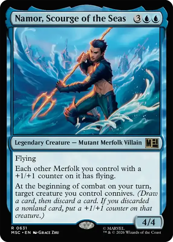 Marvel Super Heroes Set List - Namor, Scourge of the Seas