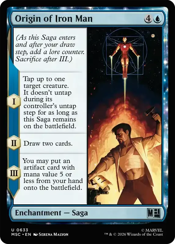 Marvel Super Heroes Set List - Origin of Iron Man
