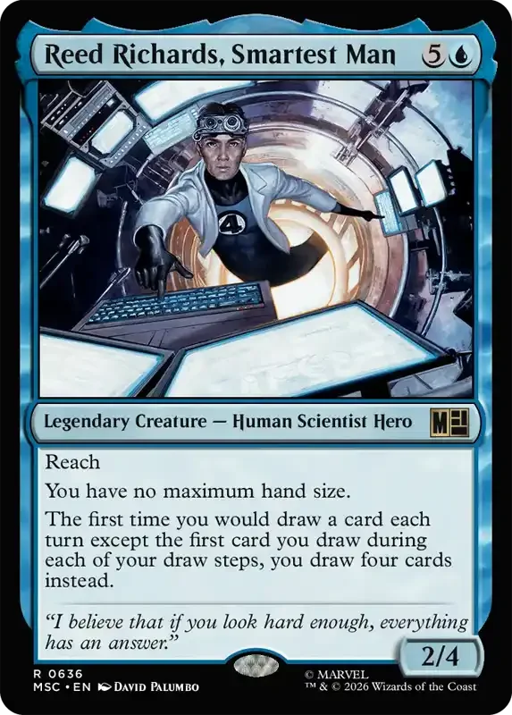 Marvel Super Heroes Set List - Reed Richards, Smartest Man