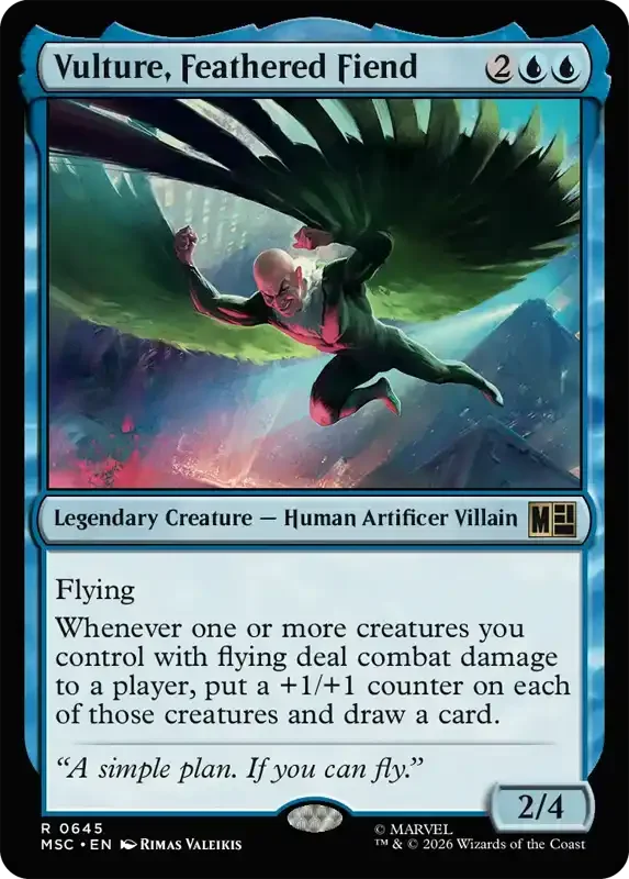 Marvel Super Heroes Set List - Vulture, Feathered Fiend