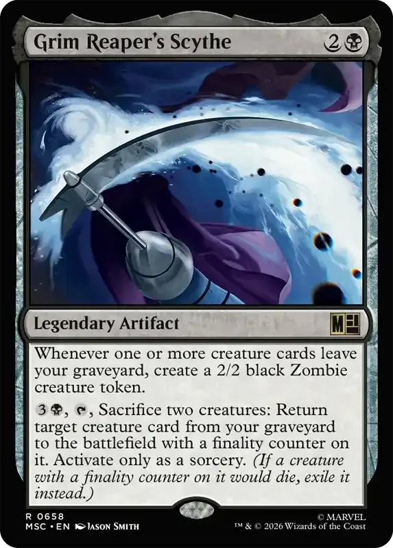 Marvel Super Heroes Set List - Grim Reaper's Scythe