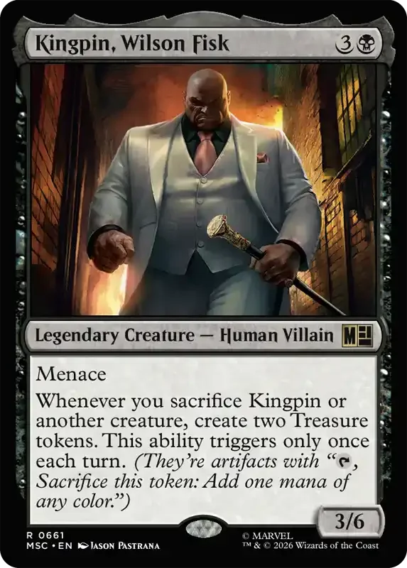 Marvel Super Heroes Set List - Kingpin, Wilson Fisk