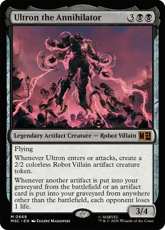 Marvel Super Heroes Set List - Ultron the Annihilator