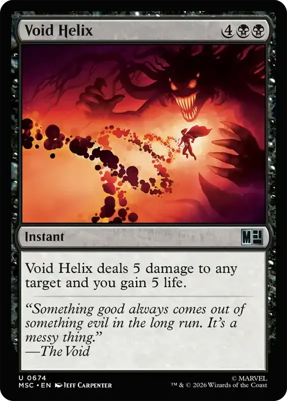 Marvel Super Heroes Set List - Void Helix