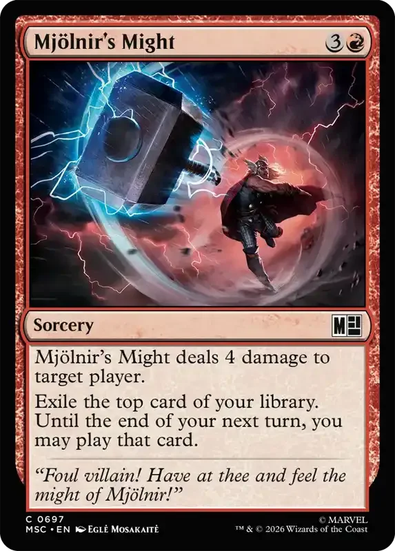 Marvel Super Heroes Set List - Mjölnir's Might