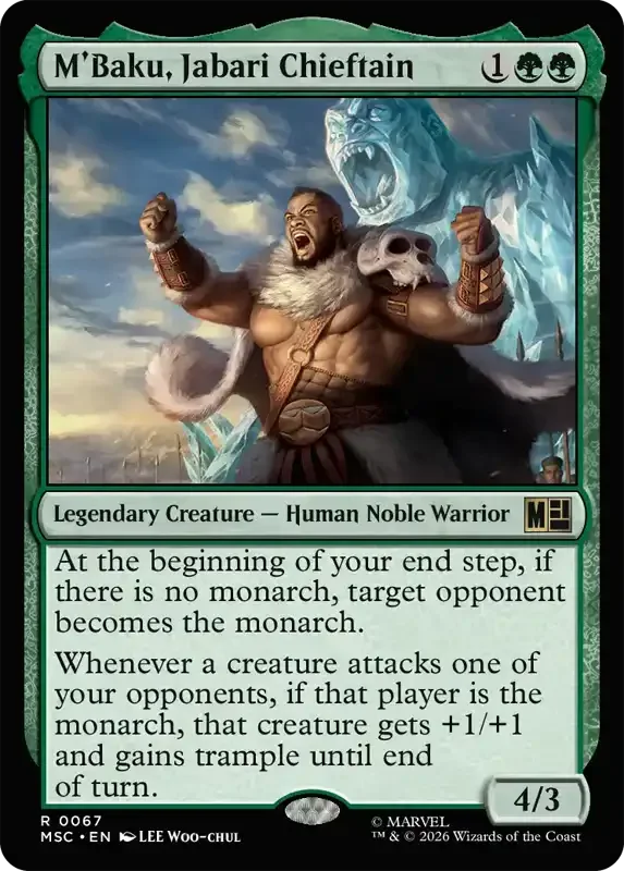 Marvel Super Heroes Set List - M'Baku, Jabari Chieftain