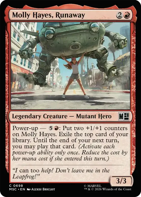Marvel Super Heroes Set List - Molly Hayes, Runaway