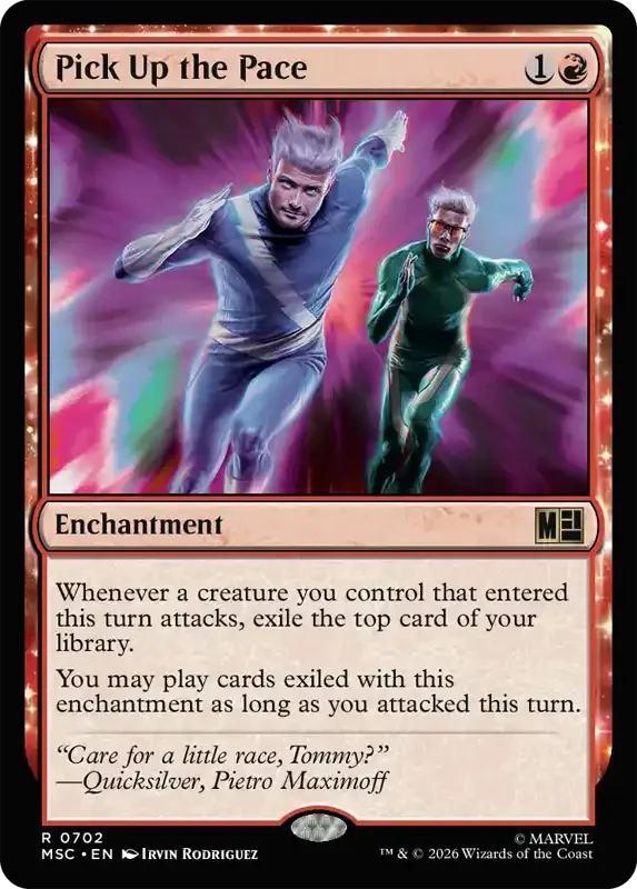 Marvel Super Heroes Set List - Pick Up the Pace
