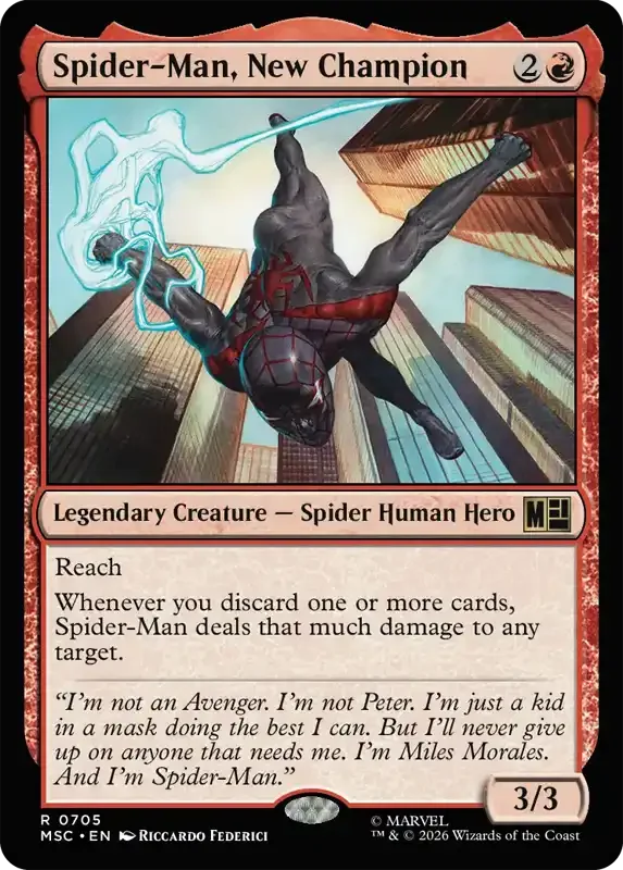 Marvel Super Heroes Set List - Spider-Man, New Champion