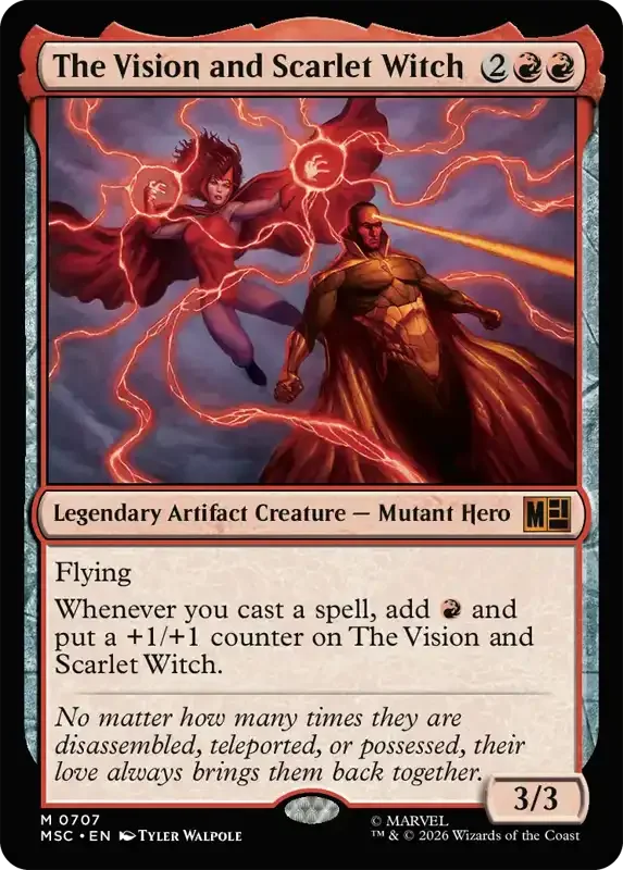 Marvel Super Heroes Set List - The Vision and Scarlet Witch