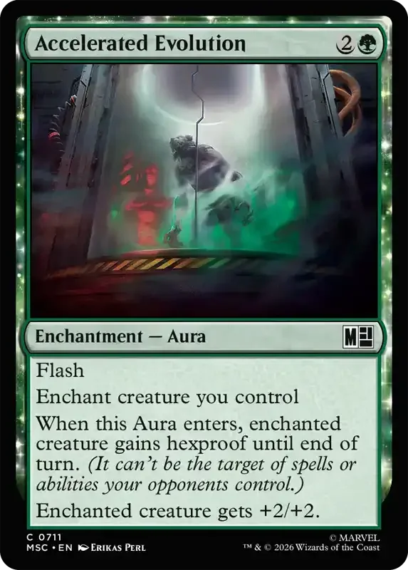 Marvel Super Heroes Set List - Accelerated Evolution