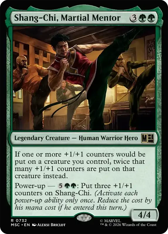 Marvel Super Heroes Set List - Shang-Chi, Martial Mentor