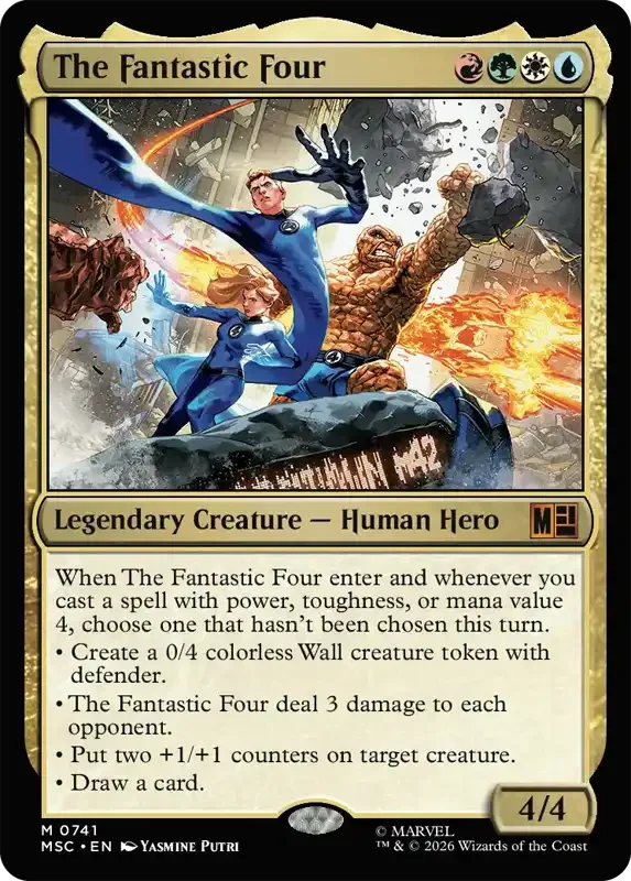 Marvel Super Heroes Set List - The Fantastic Four