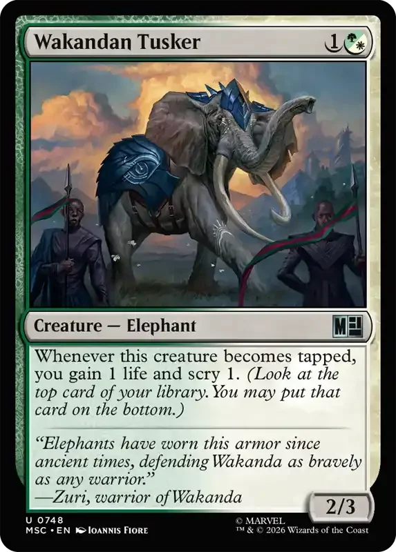 Marvel Super Heroes Set List - Wakandan Tusker