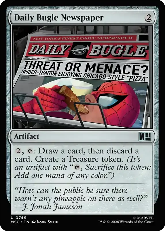 Marvel Super Heroes Set List - Daily Bugle Newspaper