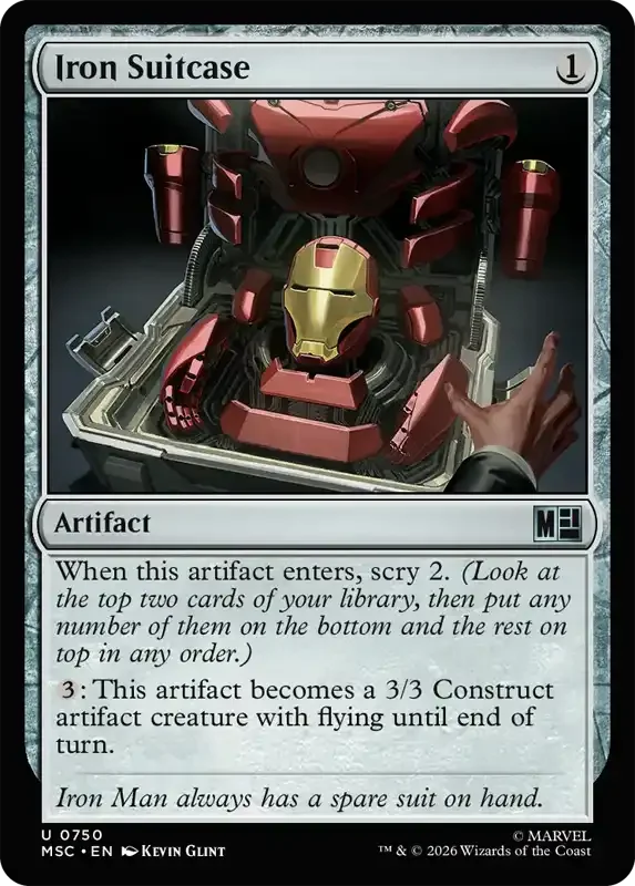 Marvel Super Heroes Set List - Iron Suitcase